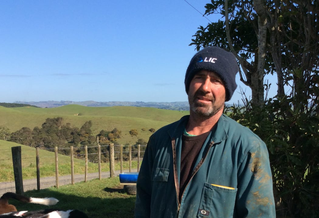 Dairy farmer Philip Thomas, who had his four-wheeler stolen just metres from his milking shed