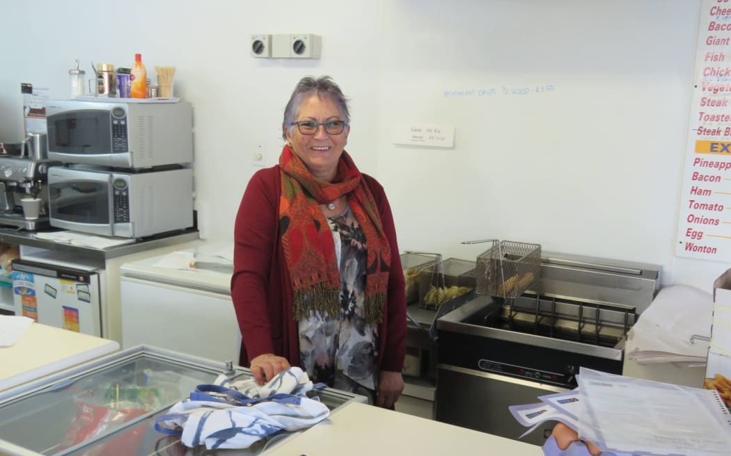 Glenise Day was the first Chatham Islander to get the Covid-19 vaccine. She runs a local cafe as well as leading the local St John Ambulance team