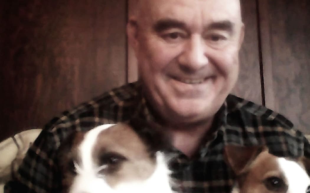 Banks Peninusla dog owner JJ Smith with his two Jack Russells Hazel and Spruce
