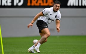 Leo Thompson. New Zealand Kiwis training session at Eden Park