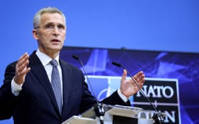 NATO Secretary General Jens Stoltenberg speaks during a press conference ahead of the alliance's Defence Ministers' meeting at the NATO headquarters in Brussels on 15 March, 2022.