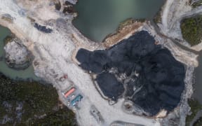 The mothballed escarpment mine on Denniston plateau