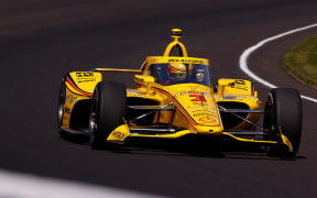 New Zealand driver Scott McLaughlin at the Indianapolis 500, 2024.