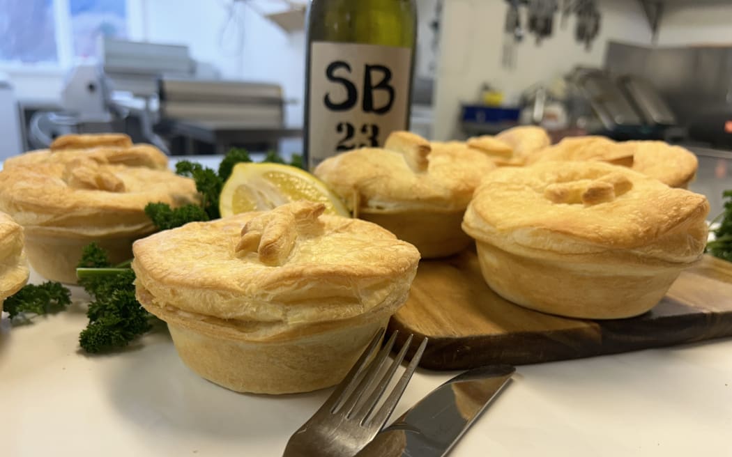 PJs Pies in Hanmer Springs made the limited-edition pie for King's Birthday weekend.