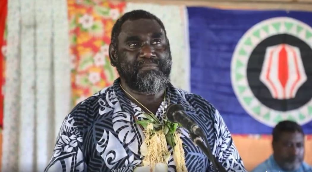 Ishmael Toroama, president of Bougainville
