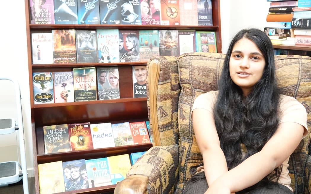 Pari Rao, 15, has opened a second-hand book shop in Palmerston North. She says she's passionate about getting teens reading.