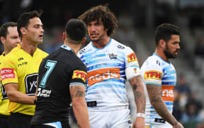 2020 NRL Round 14 - Cronulla-Sutherland Sharks v Gold Coast Titans, Netstrata Jubilee Stadium, 2020-08-15. Digital image by Chucky _ Grant / NRL Photos