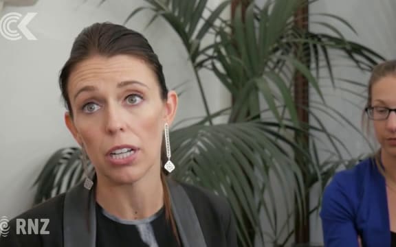 Jacinda Ardern keeps promise, meets CTV families