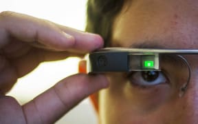 Google Glass eyewear frame.