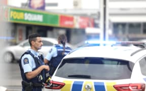 Police at an incident at Beach Haven on Auckland's North Shore.