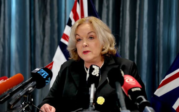 Judith Collins discussed the sinking of the HMNZS Manawanui.