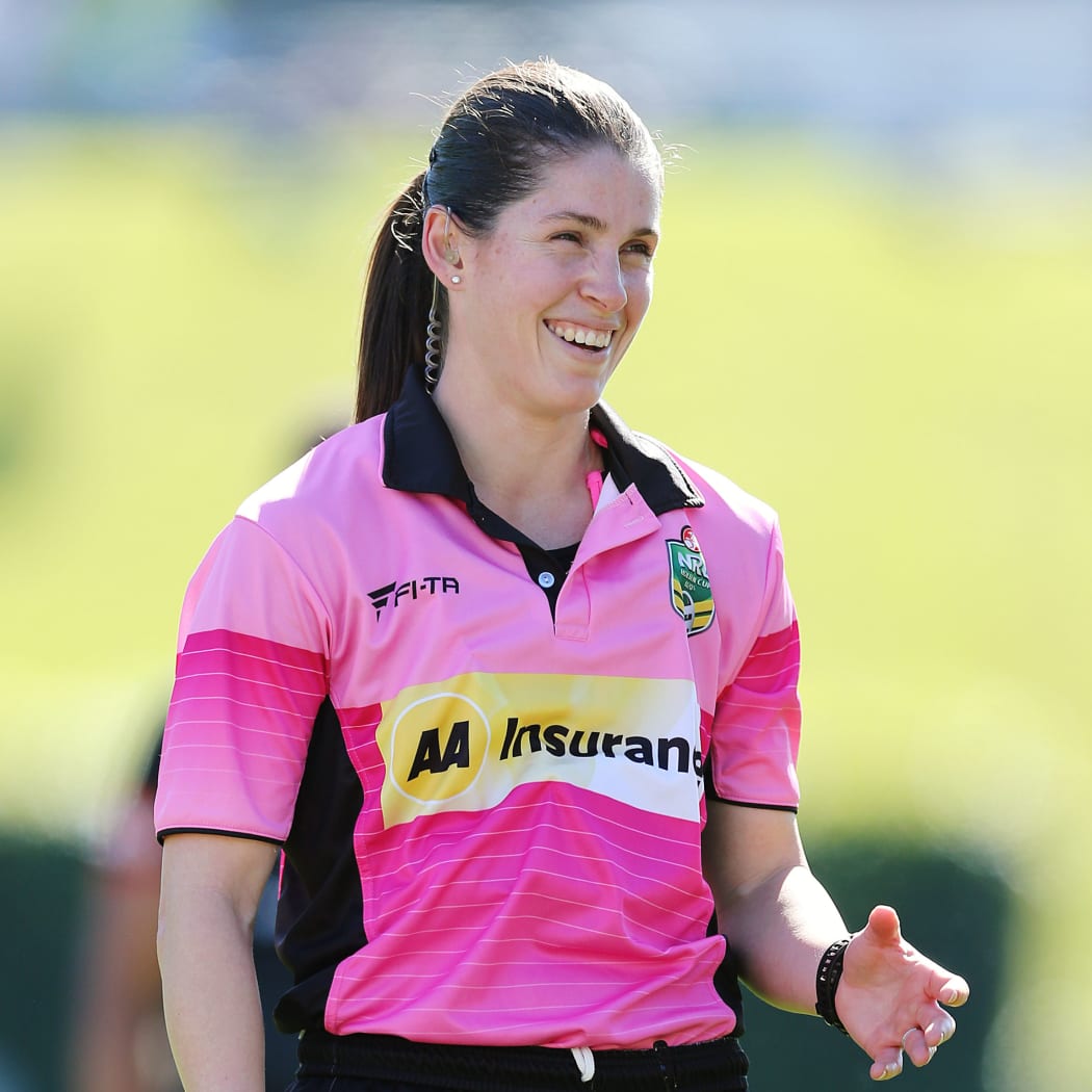 Kasey Badger during the Junior Warriors vs Junior Roosters in 2014.