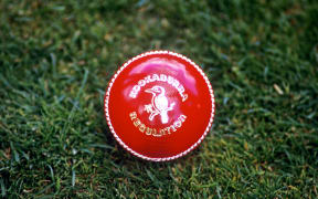Kookaburra regulation cricket ball.
