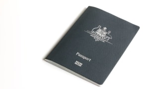 Australian passport.