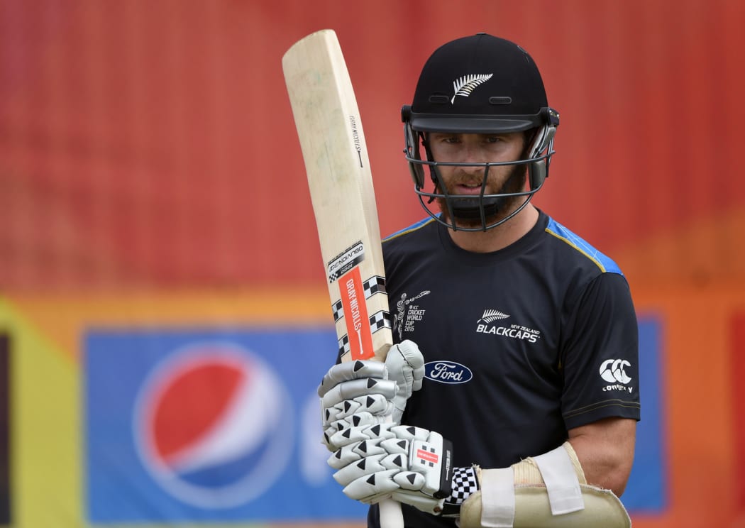 Kane Williamson during training at Eden Park yesterday.