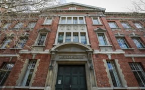 Red Lecture theatre building