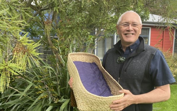 Professor David Tipene Leach has won the 2020 Tahunui-a-Rangi Award for leading the team that developed wahakura for safe shared sleeping.