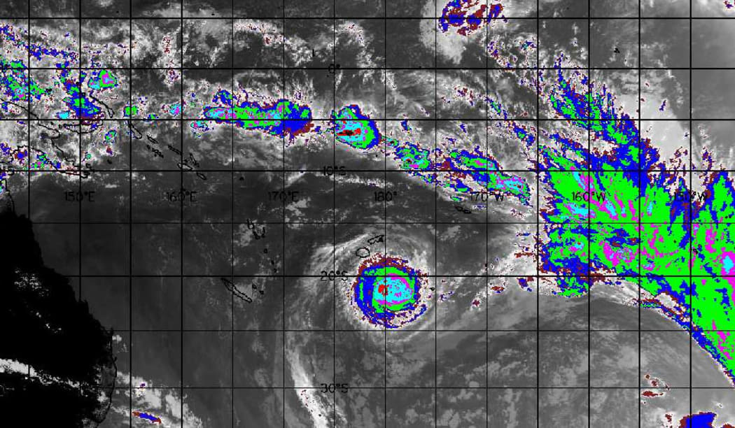 Cyclone Gita at 4pm on Tuesday