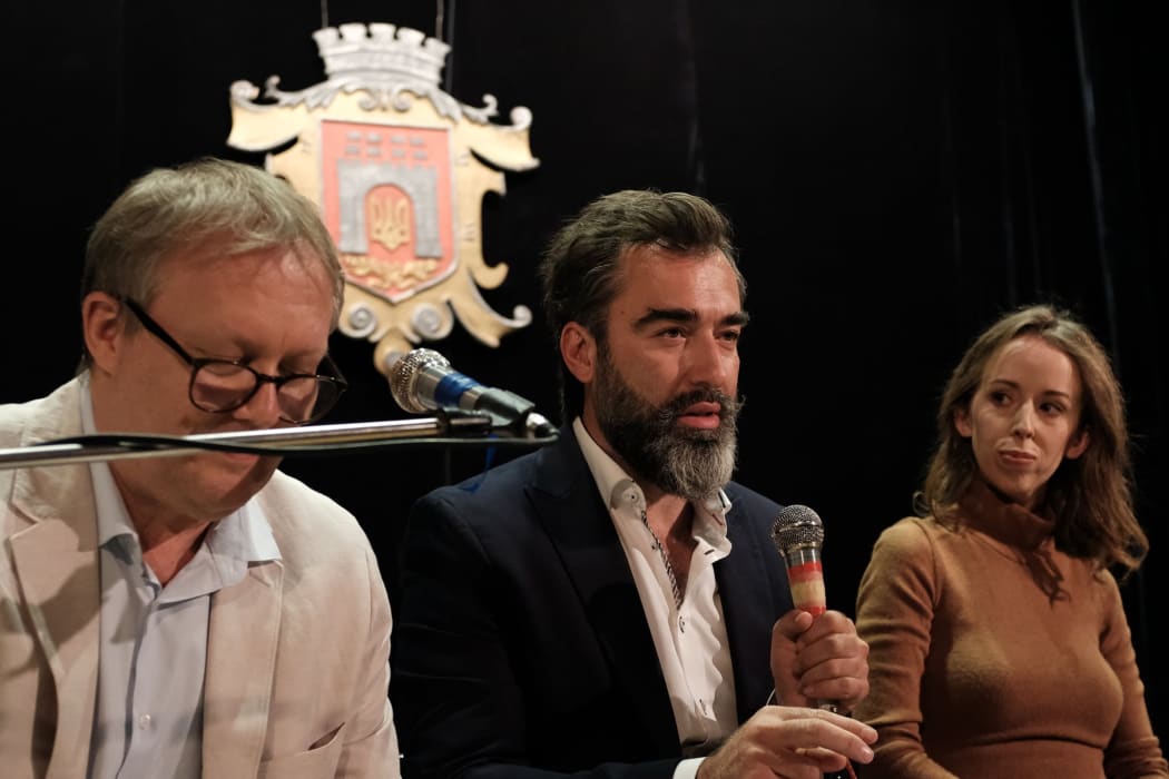 Kate Tsurkan (right) is a Ukraine-based writer and translator.