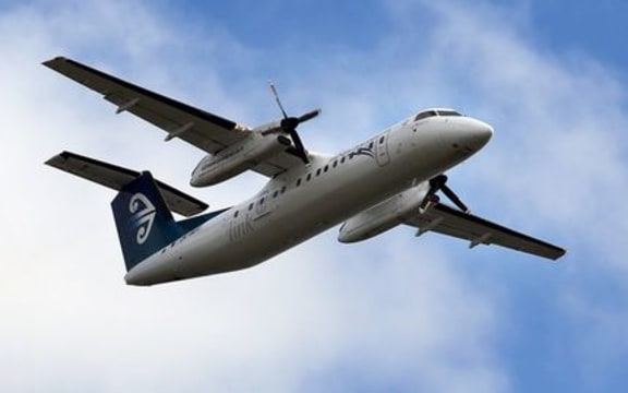 An Air New Zealand plane.