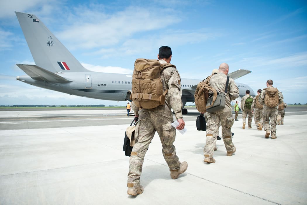 New Zealand Defence Force personnel depart for a Mission Readiness Exercise in Australia.