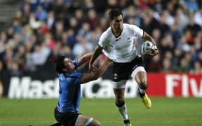 First five Ben Volavola will run proceedings for the Flying Fijians at Hartpury College.