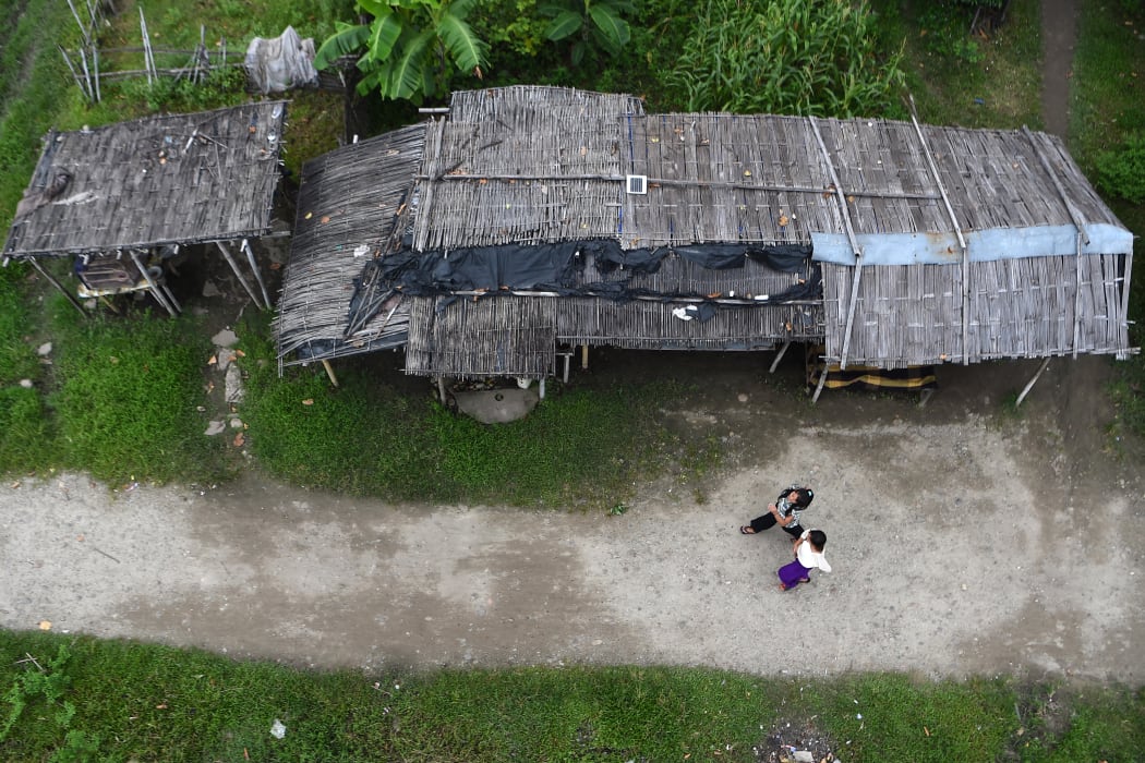 The refugee camp some 300 km south-east of Kathmandu. (Photo by Prakash MATHEMA / AFP)