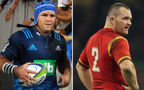 Blues captain James Parsons, left, and Wales hooker Ken Owens - captaining the British and Irish Lions