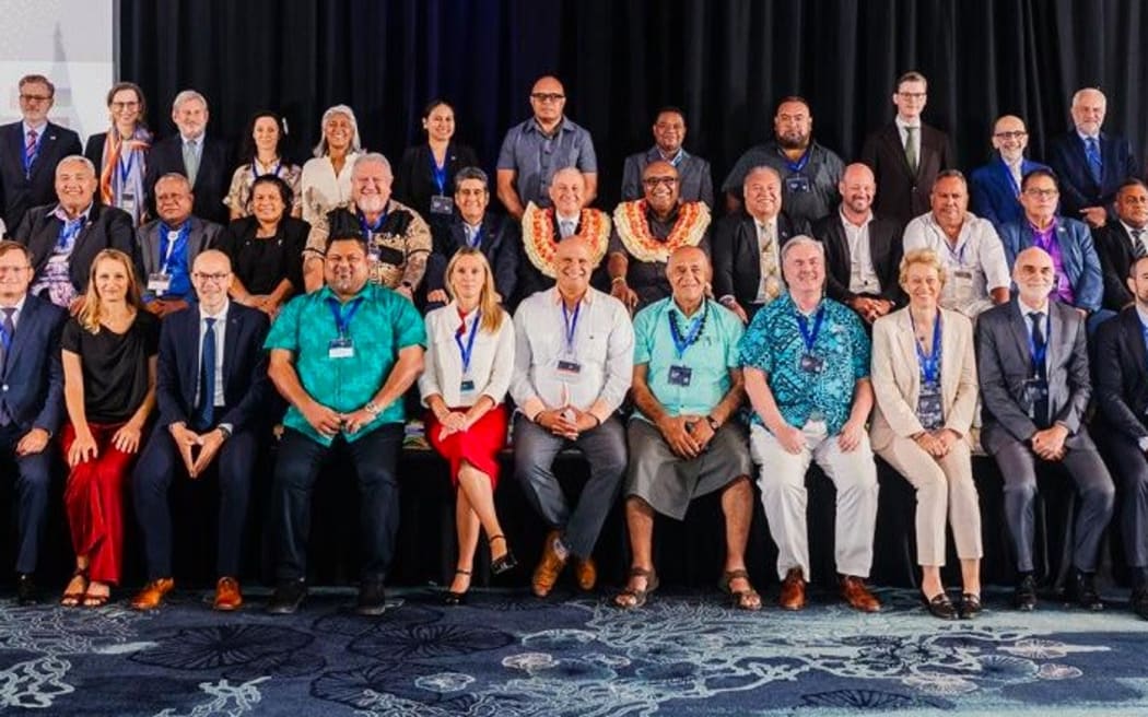 Pacific leaders attending the EU-Pacific Business Forum in Fiji.