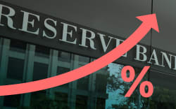 Graph increasing in front of Reserve Bank