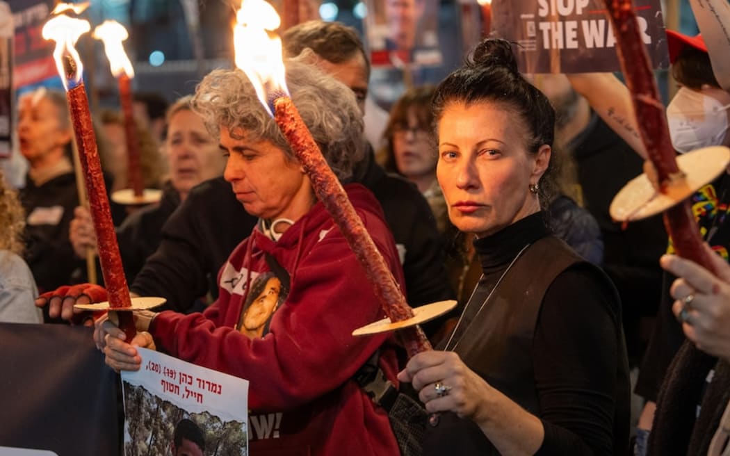 Netanyahu was facing increasing pressure from the families of hostages to free their loved ones.