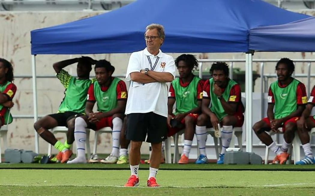 Papua New Guinea coach Flemming Serritslev.