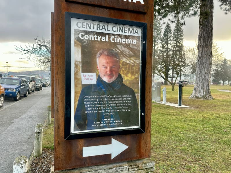 A small tribute to actor Sam Neill in Central Otago.