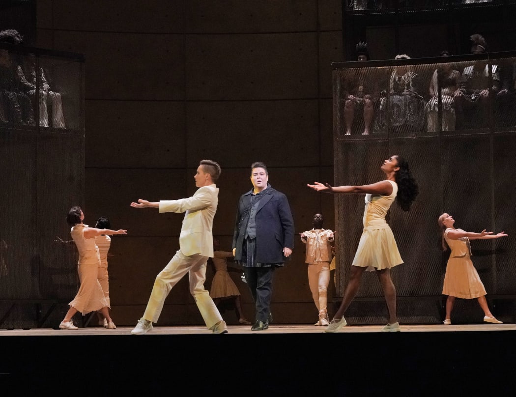 A scene from Orfeo at The Met