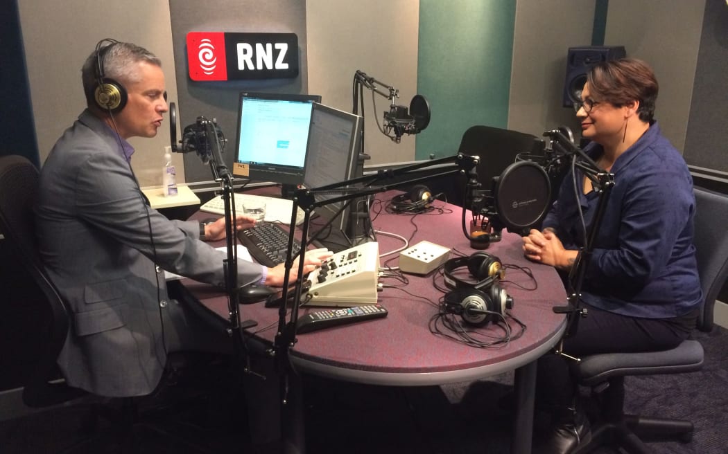 Guyon Espiner and Metiria Turei 17 July.