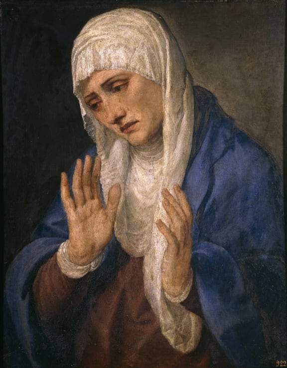 Madonna in Sorrow, 1554 by Titian