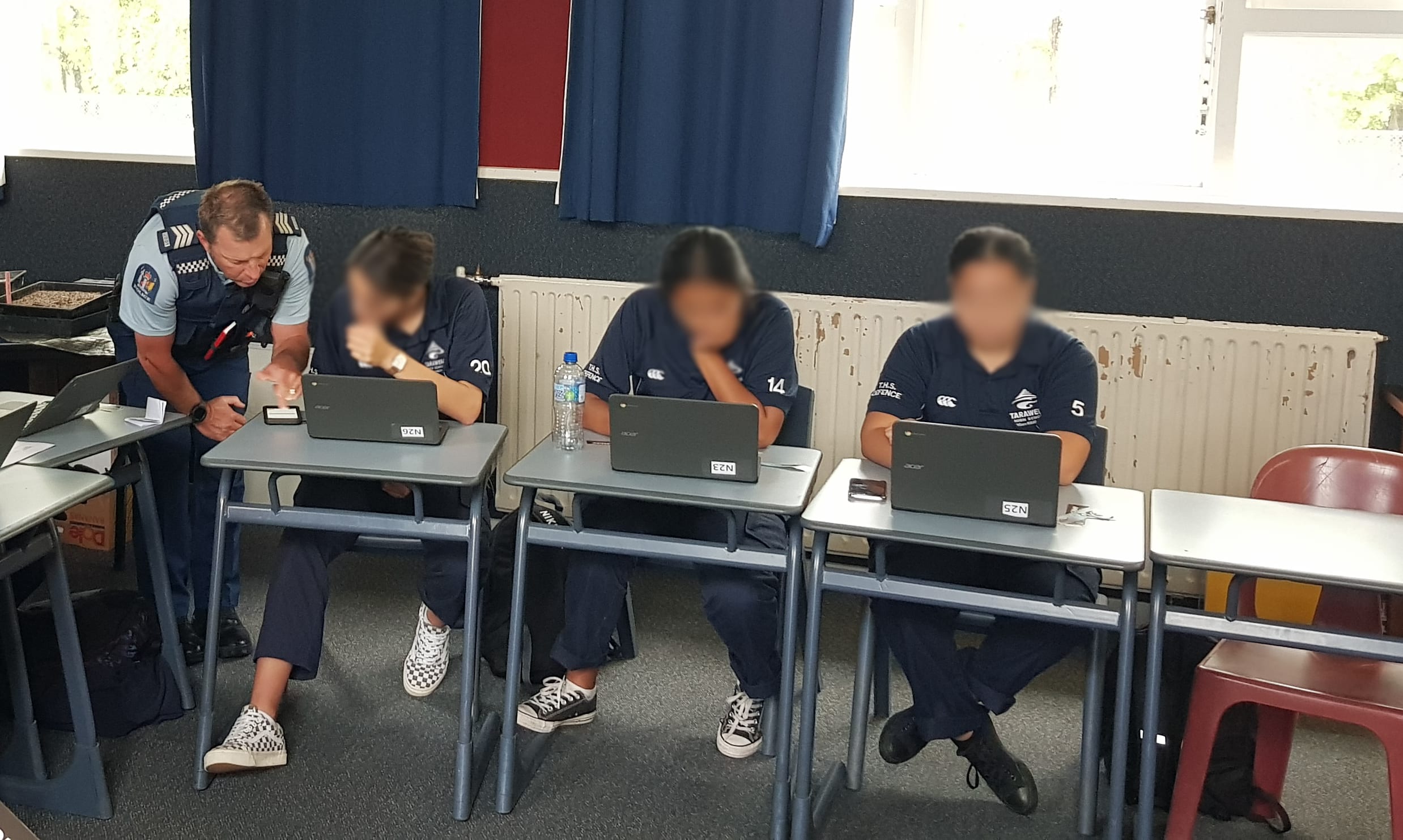 Children of Kawerau's gang families are enrolling in a police studies course at Tarawera High School.