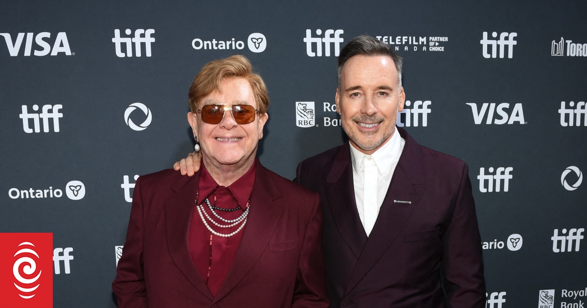 Elton John dazzles Toronto’s red carpet for new documentary