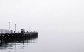 The wharf at Days Bay.