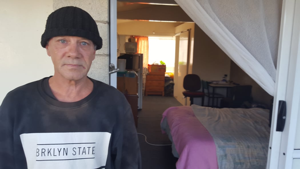 Stuart has been living at Bignell Street for the last five weeks after he could not find anywhere else to live