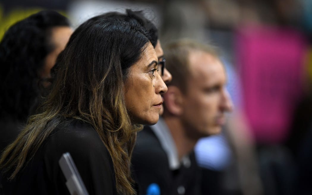 Silver Ferns coach Dame Noeline Taurua.