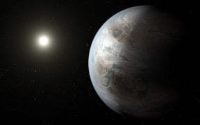Artist's concept of Kepler-452b, the first almost Earth-size world to be found in the habitable zone of star similar to our sun.