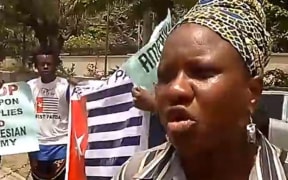 Free West Papua rally, Lagos, Nigeria.