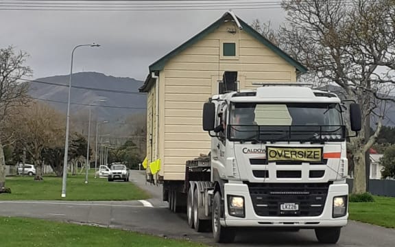 Shannon jailhouse being moved