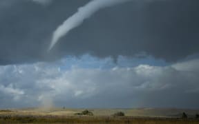 The tornado that hit Alexandra on 17 December 2022.
