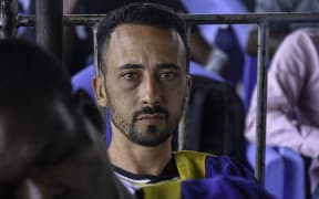 US national Benjamin Reuben Zalman-Polun (C), accused of a failed coup attempt, attends a trial hearing at Ndolo prison in Kinshasa on September 13, 2024. Three Americans were among 37 people sentenced to death on September 13, 2024 in the Democratic Republic of Congo over what the army says was a coup attempt.
Death sentences were also handed down to a Belgian, Briton and Canadian, all naturalised Congolese. (Photo by Hardy BOPE / AFP)