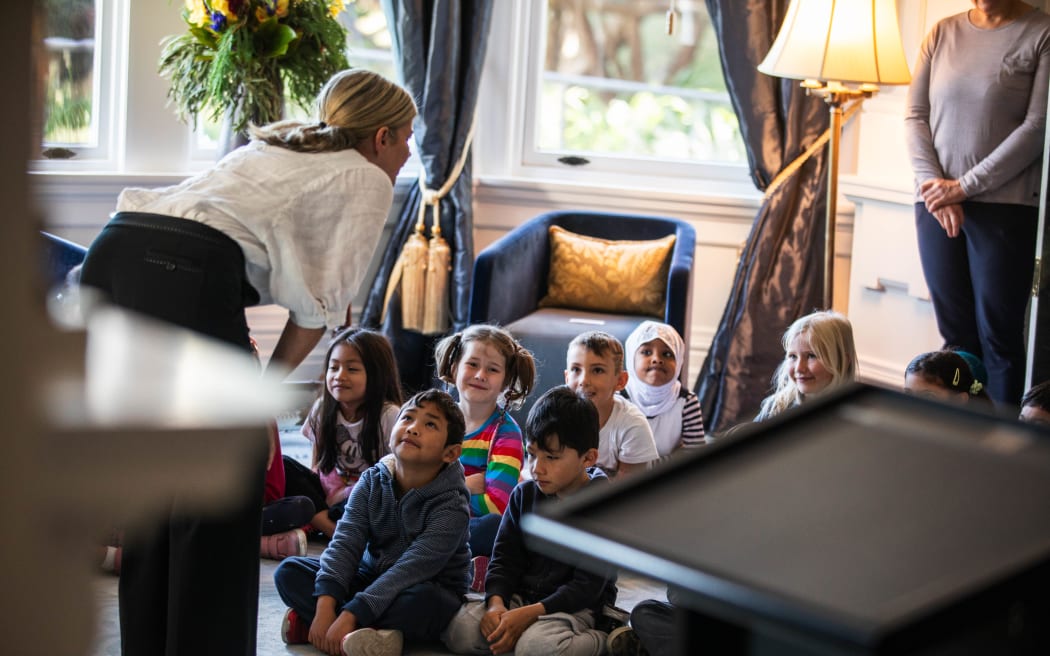 Avril McDonald reading The Wolf and the Hocus Pocus
