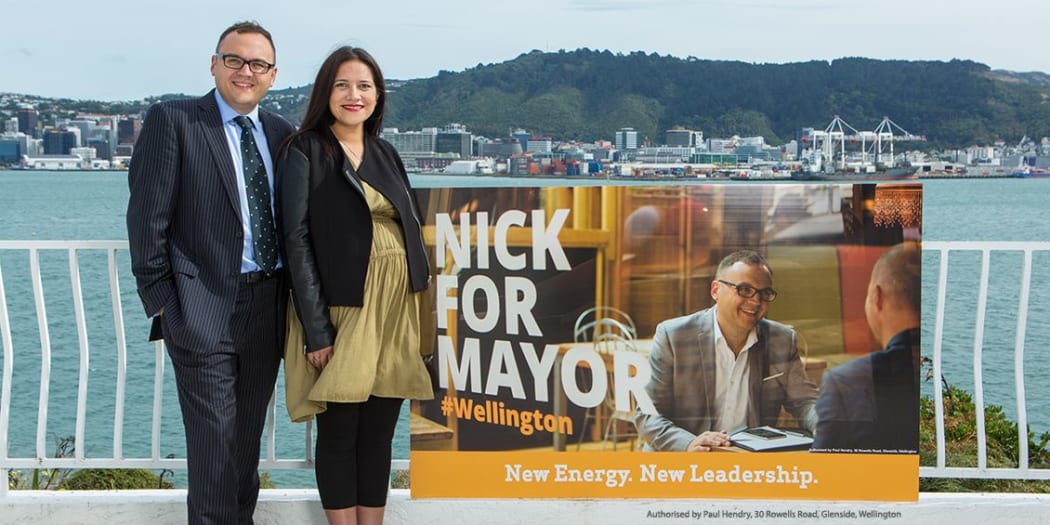 Current Porirua mayor Nick Leggett has launched a campaign to run for mayor in Wellington.