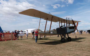 BE 2F oldest plane in NZ and only one of its kind still flying.