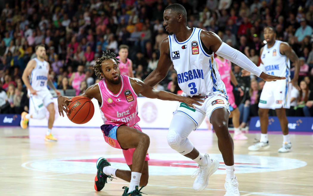 NZ Breakers guard Parker Jackson-Cartwright in action.